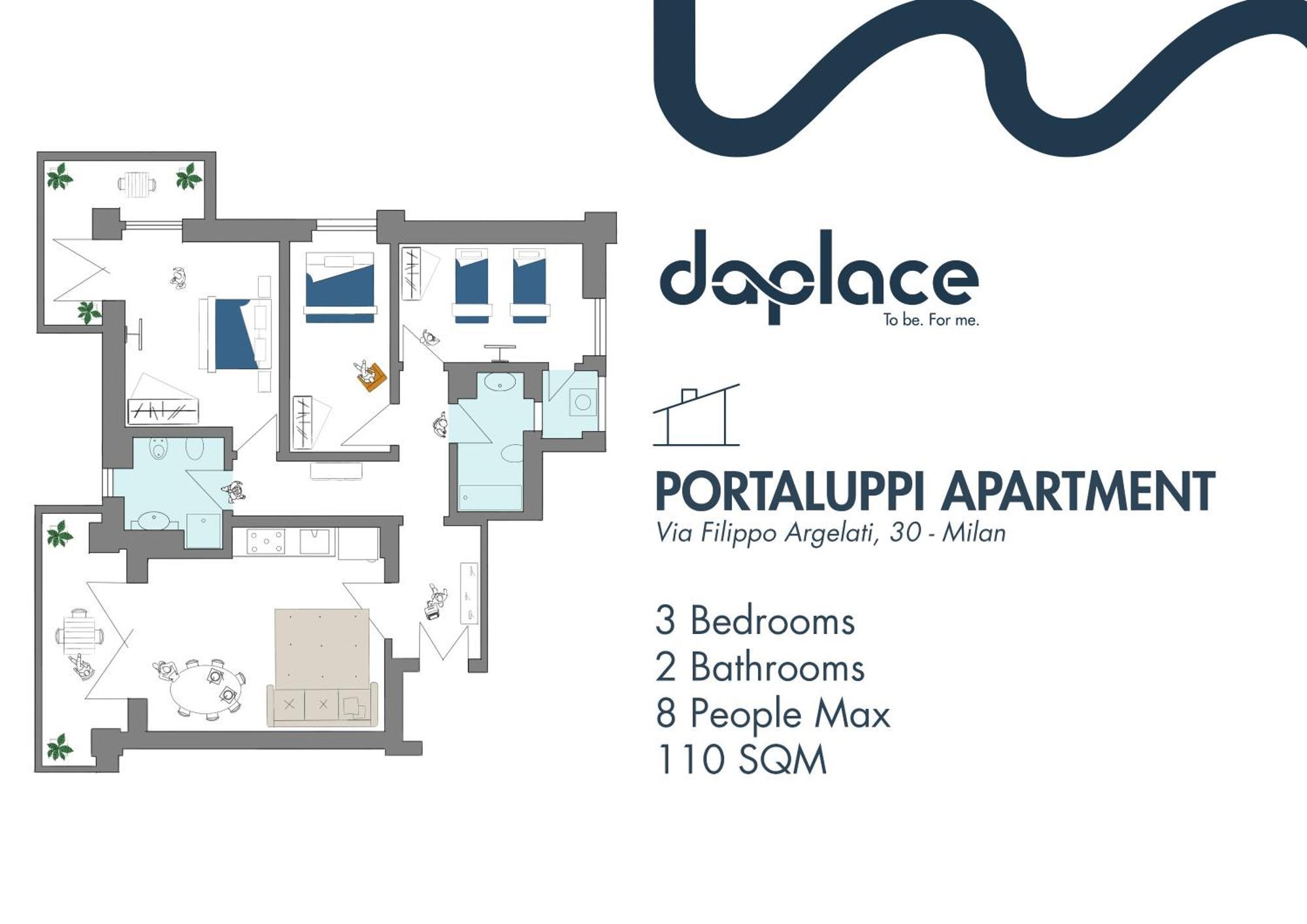Daplace - Portaluppi Apartment Мілан Екстер'єр фото